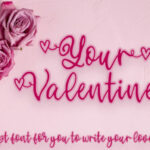 Your Valentine Font Poster 1