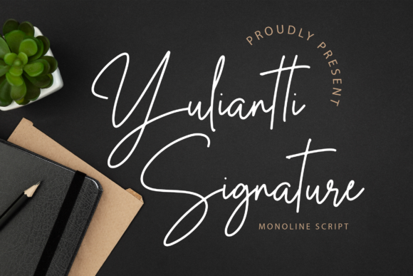 Yuliantti Signature Font Poster 1