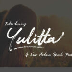 Yulitta Font Poster 1