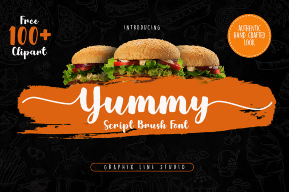 Yummy Font Poster 1