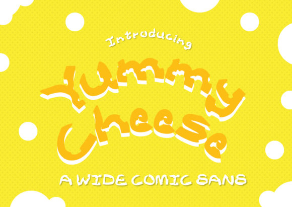 Yummy Cheese Font Poster 1