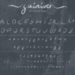 Zainiver Font Poster 5