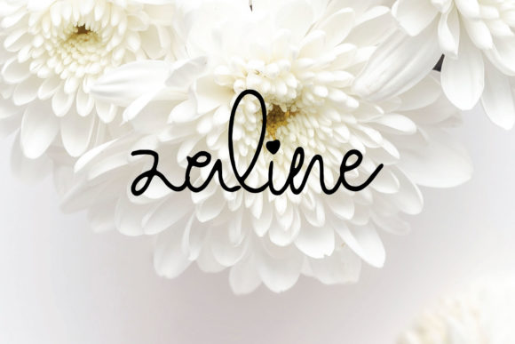 Zaline Font Poster 1