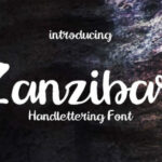 Zanzibar Font Poster 1