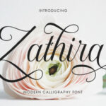 Zathira Font Poster 1