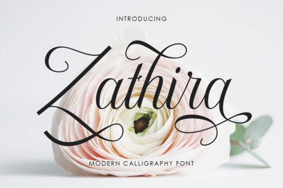 Zathira Font Poster 1