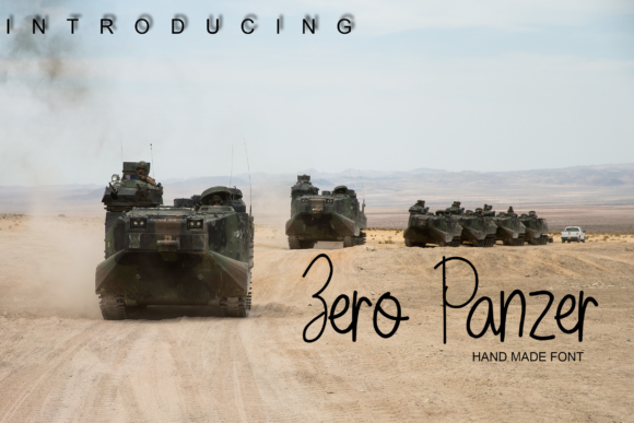 Zero Panzer Font