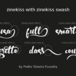 Zinekiss Font Poster 3