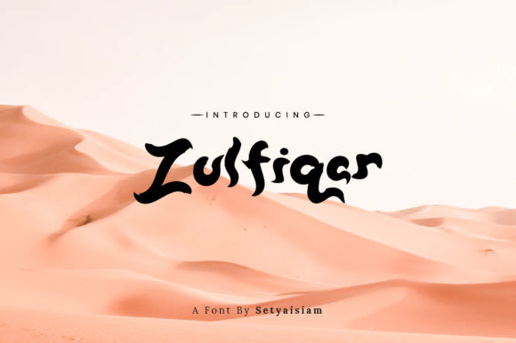 Zulfiqar Font