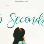 5 Seconds Font Poster 1