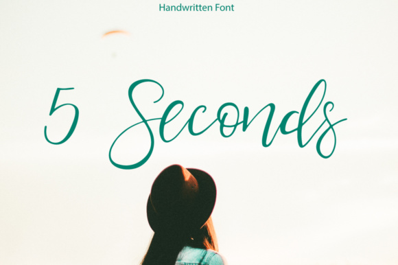 5 Seconds Font Poster 1