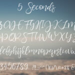 5 Seconds Font Poster 7