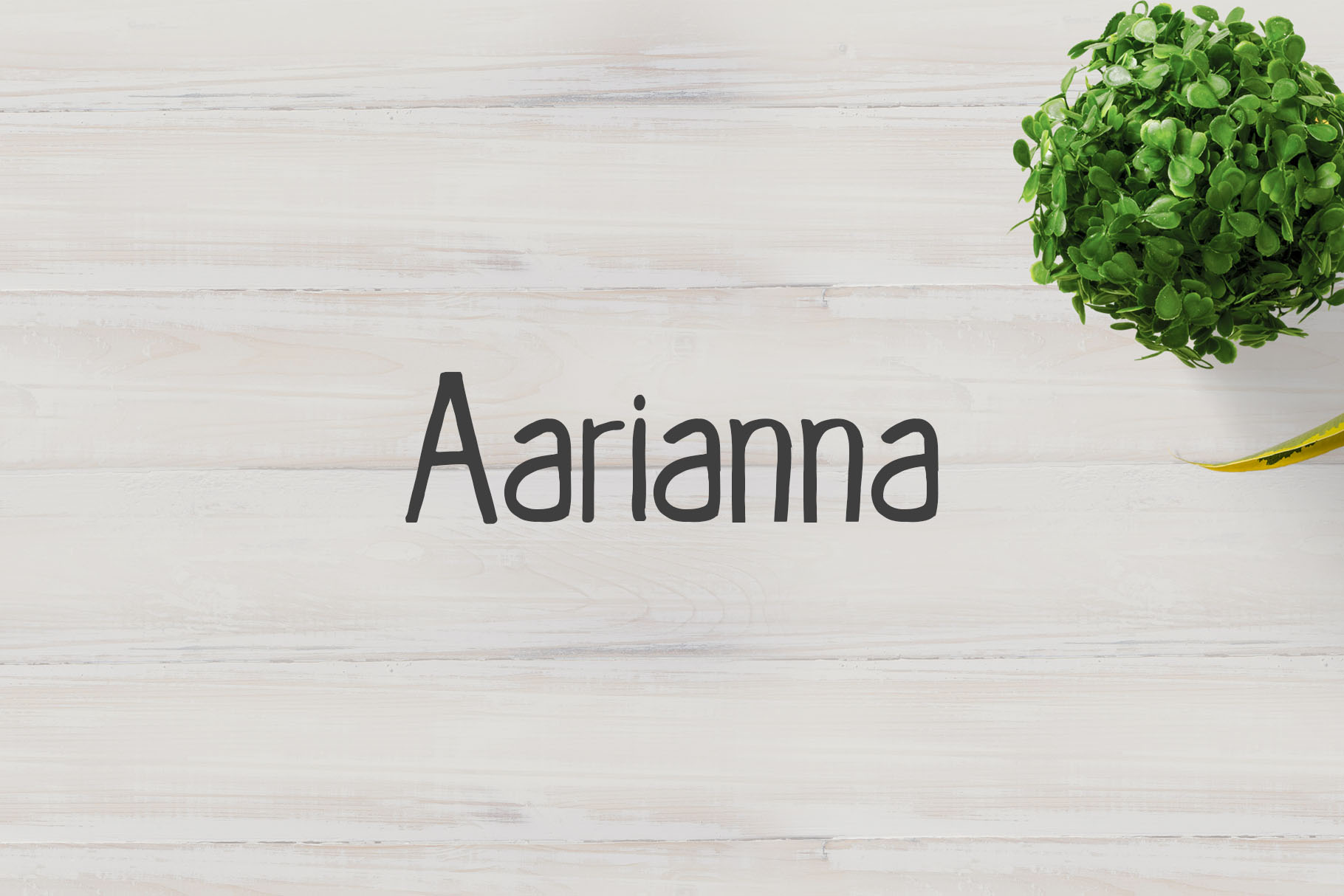 Aarianna Font Poster 1