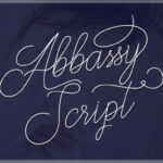 Abbassy Script Font Poster 1