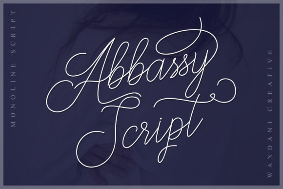 Abbassy Script Font Poster 1