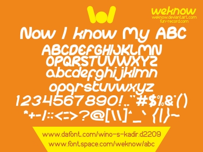 ABC Font Poster 1