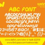 ABC Font Poster 2