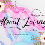 About Loving Font Poster 1