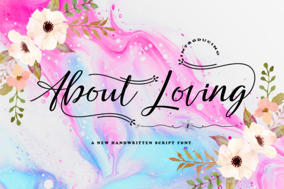 About Loving Font Poster 1