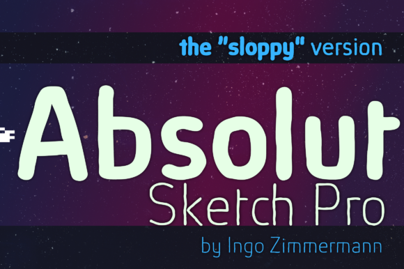 Absolut Pro Sketch Font