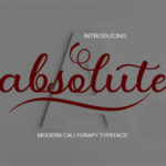 Absolute Font Poster 1