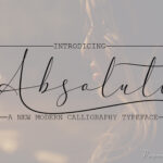 Absolute Font Poster 1