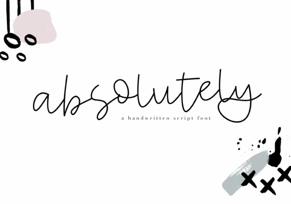 Absolutely Font Absolutely Font Poster 1