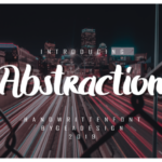 Abstraction Font Poster 1