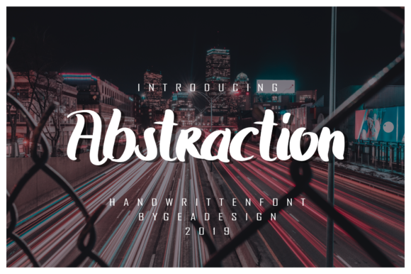 Abstraction Font