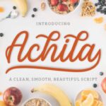 Achila Font Poster 1