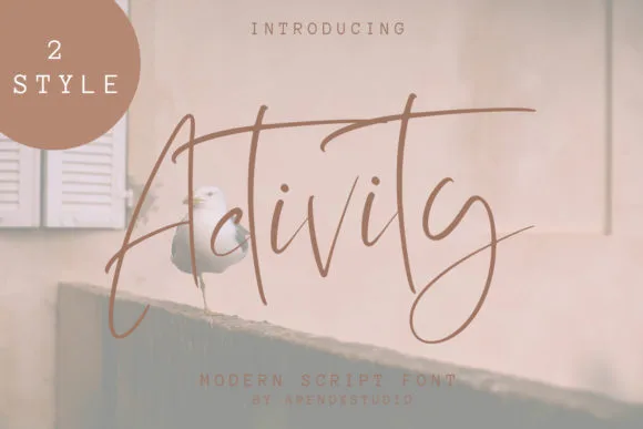 Activity Font Activity Font Poster 1