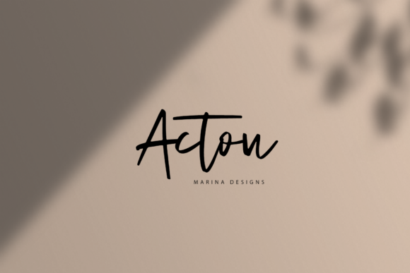 Acton Script Font