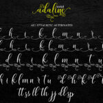 Adaline Font Poster 11
