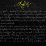Adaline Font Poster 12