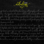 Adaline Font Poster 12