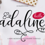 Adaline Font Poster 3