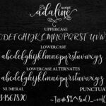 Adaline Font Poster 9
