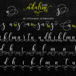 Adaline Font Poster 10