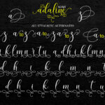 Adaline Font Poster 10