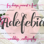 Adefebia Font Poster 1