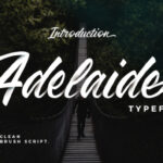 Adelaide Font Poster 1