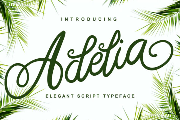 Adelia Font Poster 1