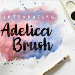 Adelica Brush Font Poster 1