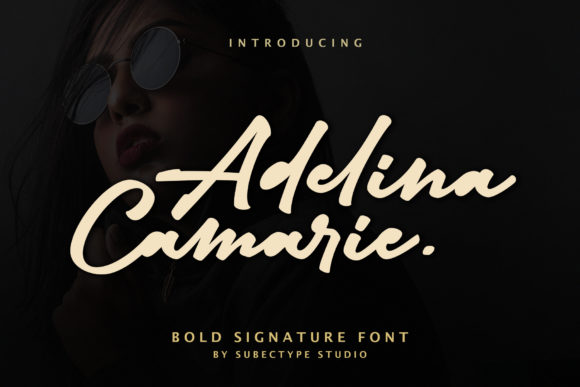 Adelina Camarie Font Poster 1