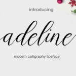 Adeline Font Poster 1