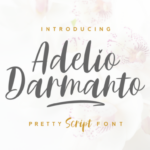 Adelio Darmanto Font Poster 1