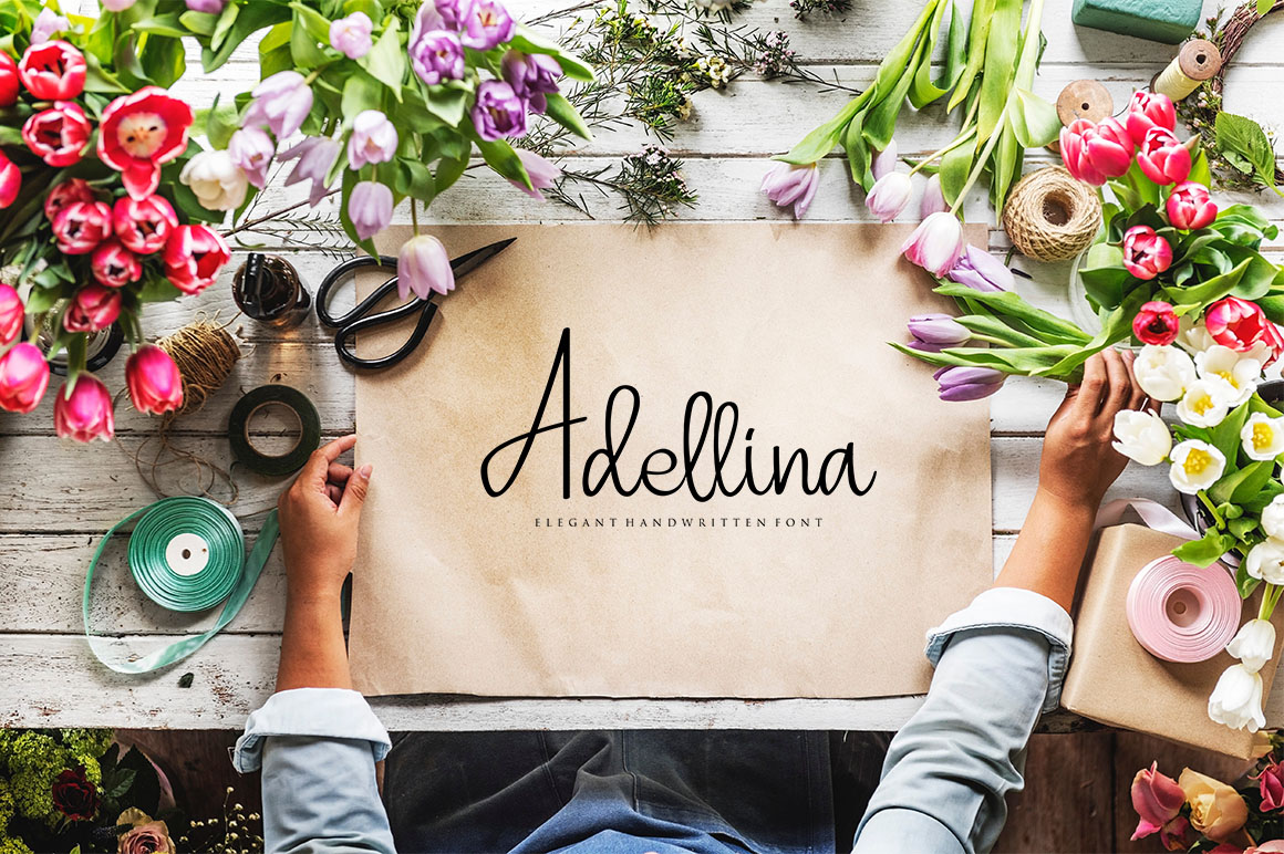 Adellina Font Poster 1
