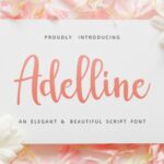 Adelline Font Poster 1