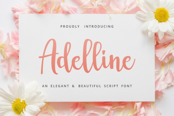 Adelline Font Poster 1