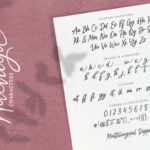 Adelliya Script Font Poster 10